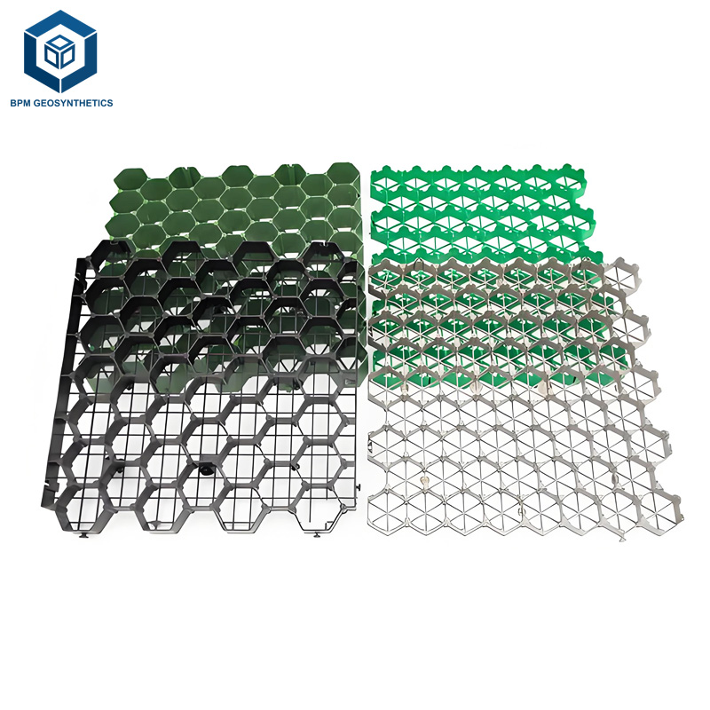 Pavimento de césped reforzado con geosintéticos BPM