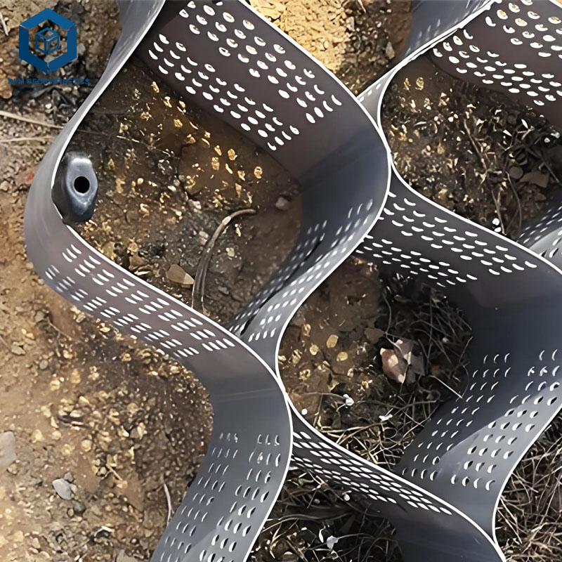 Geocell HDPE untuk Jalan Akses Industri